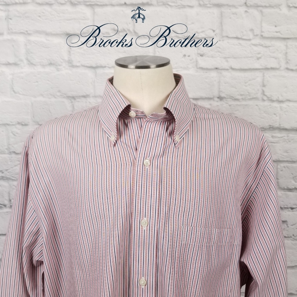 Brooks Brothers 346 Slim Fit Non Iron 16 - 4/5 A11